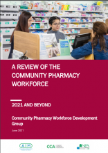 Review of the community pharmacy workforce: 2021 and beyond